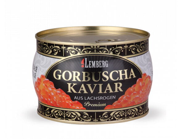 Czerwony kawior z łososia Gorbusza